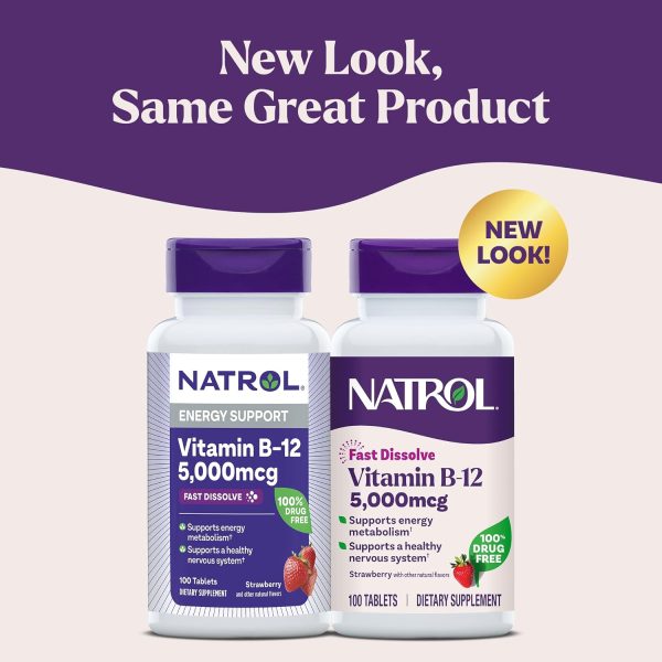Natrol B12 Fast Dissolve Vitamin Energy Supplement-1