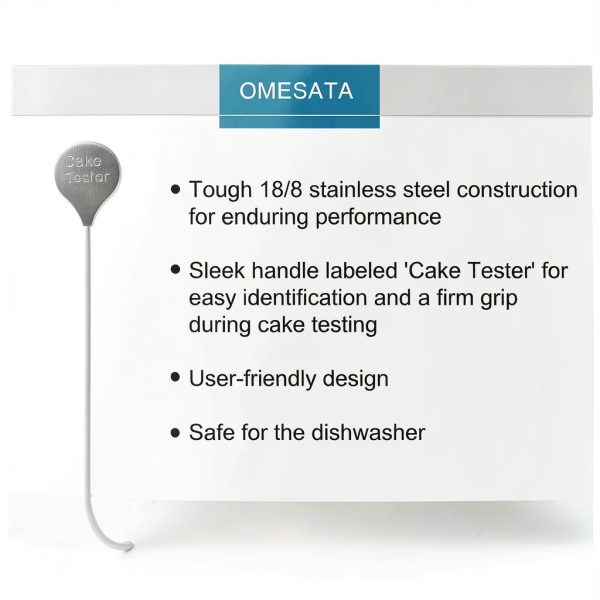 Omesata Cake Tester Stainless Steel Baking Tool 4 Pack-2