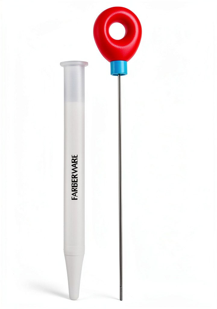 'Lifetime Brands cake tester with soft grip handle and stainless steel wire'