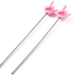 Angoily Stainless Steel Cake Tester Decorative Non Slip-0