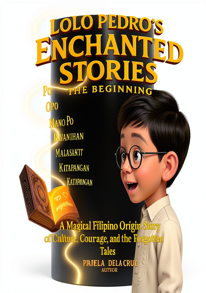 Children reading Lolo Pedro’s Enchanted Stories book together