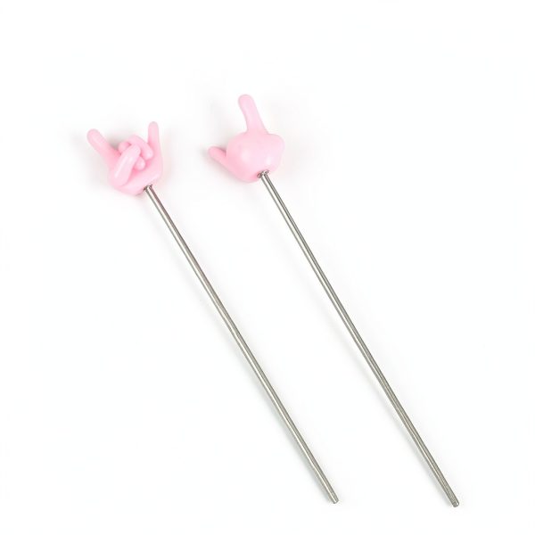 Angoily Stainless Steel Cake Tester Decorative Non Slip-5