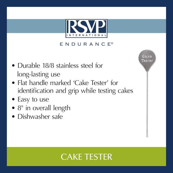 Cake Tester Stainless Steel RSVP International Kitchen Tool-9