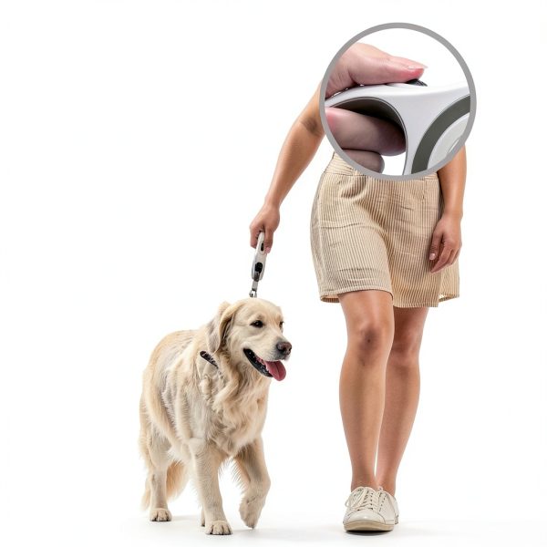 Dealfory Retractable Dog Leash 16ft Nylon Handle-5