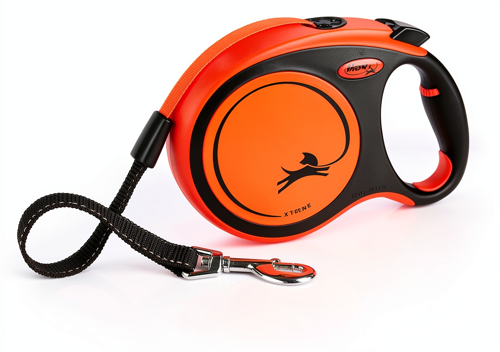 Flexi retractable leash in various colors
