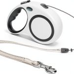 GUDWING 30 FT White Retractable Dog Leash Pet Supplies-0