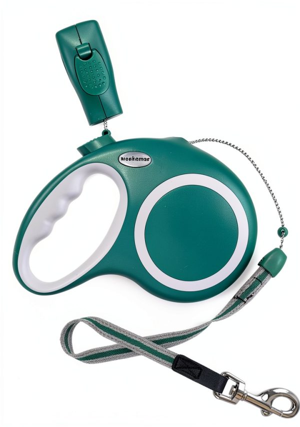 Meekamer Green Heavy Duty Retractable Dog Leash 30ft Quick‑Lock Brake-3