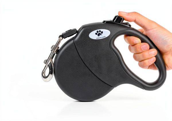 Retractable Dog Leash CROWN PAWS 16ft Chew Proof Steel Wire Big Breed-3