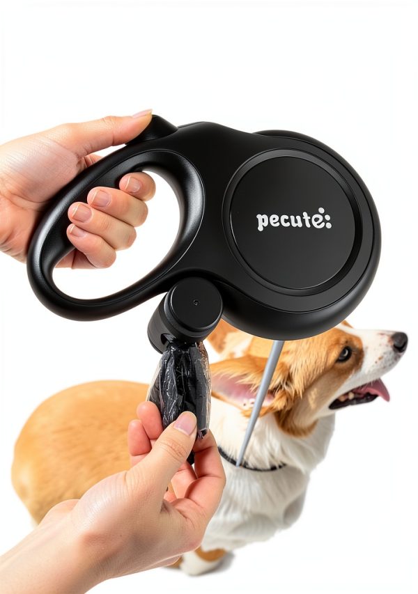 Pecute Retractable Dog Leash 26ft Chew Proof Green 110lb-7