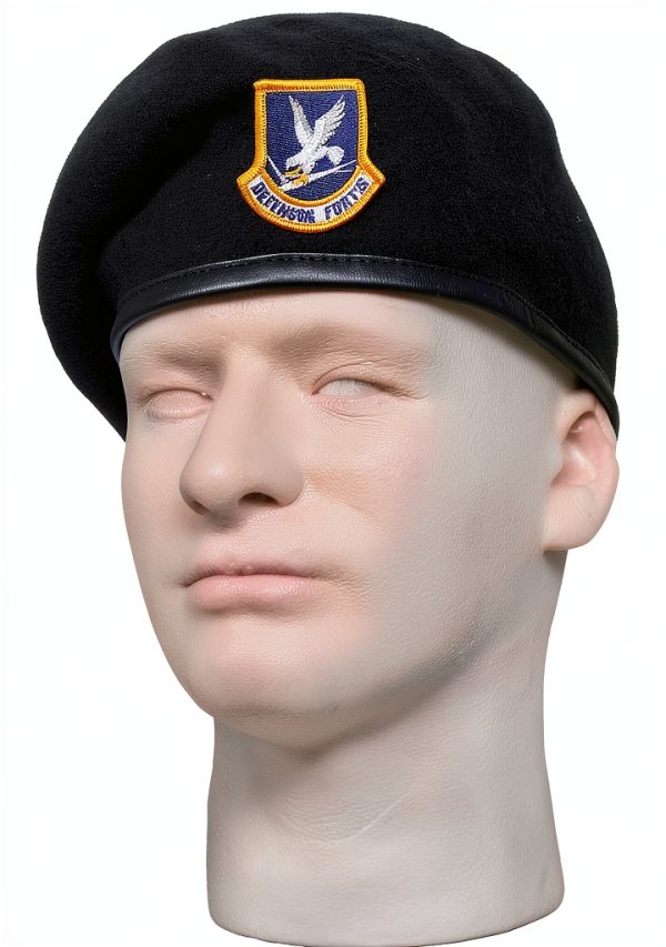 Rothco Inspection Ready Beret with USAF Flash Midnight Navy Blue-2