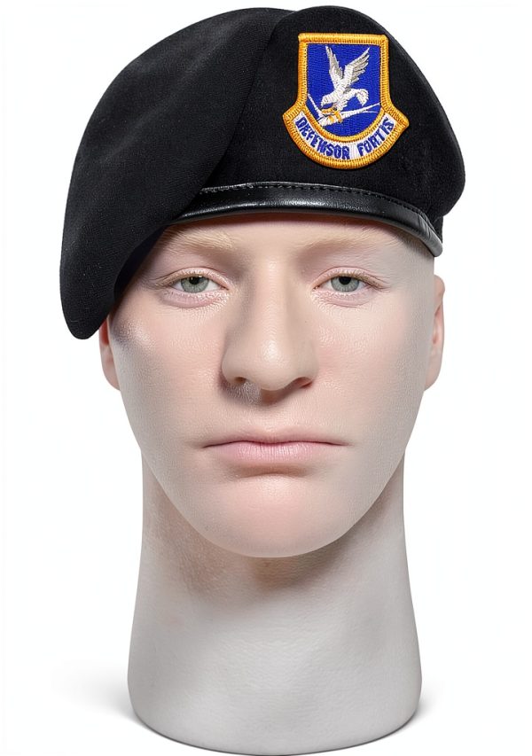 Rothco Inspection Ready Beret with USAF Flash Midnight Navy Blue-0