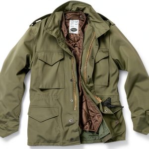 Mil Tec Classic US M65 Jacket Olive Removable Padded Liner Duty Zip-0