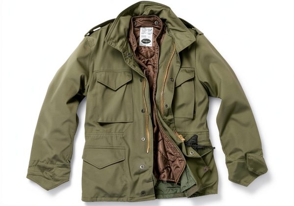 Mil Tec Classic US M65 Jacket Olive Removable Padded Liner Duty Zip-0