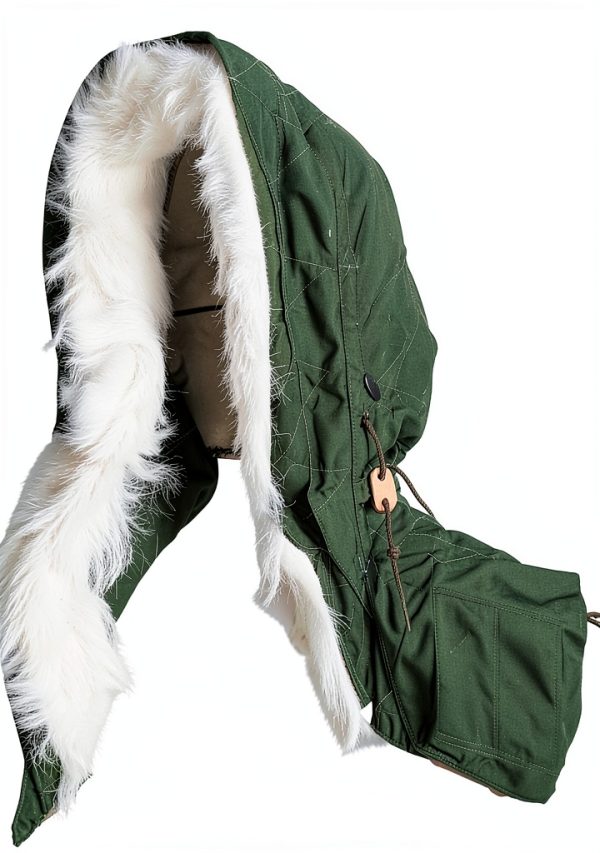 GI Cold Weather Parka Hood M65 Jacket Water Resistant Nylon-0