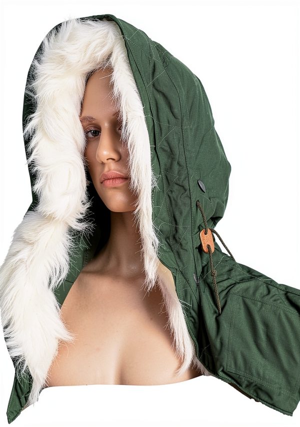 GI Cold Weather Parka Hood M65 Jacket Water Resistant Nylon-3