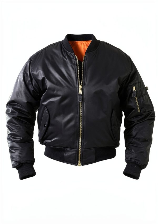 Kids MA-1 Flight Jacket by Rothco – Nylon Bomber with Fiberfill Lining-3