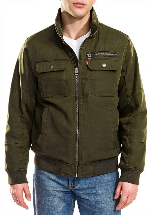 Levi's mens Levi's Men's Stand Collar Utility Bomber-6