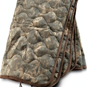 US Military Poncho Liner Blanket ACU Camouflage Nylon Rip‑Stop 8475-0