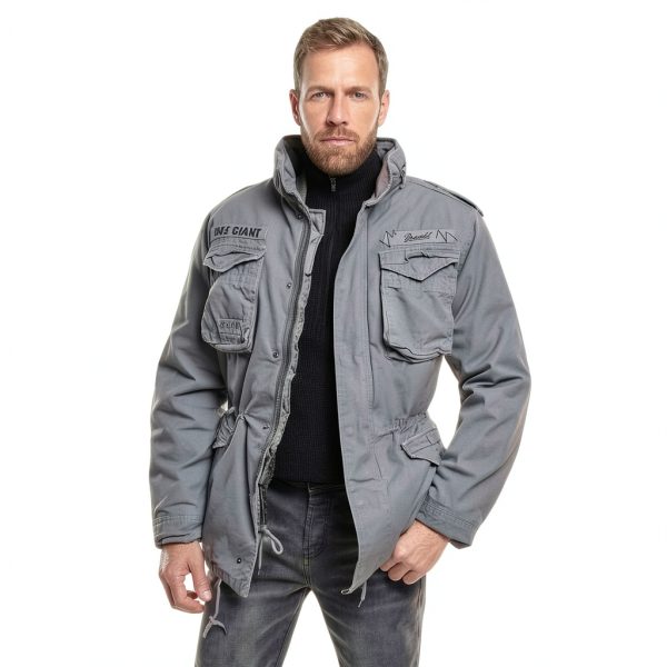 Brandit Men M-65 Premium Outdoor Field Jacket All-Season Tactical Coat-5