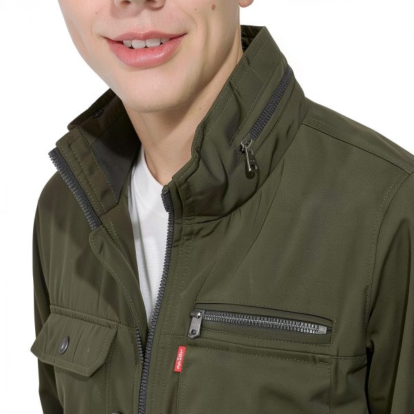 Levi's mens Levi's Men's Stand Collar Utility Bomber-5