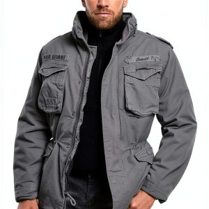 Brandit Men M-65 Premium Outdoor Field Jacket All-Season Tactical Coat-0