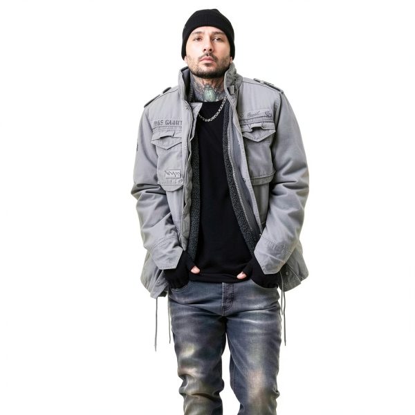 Brandit Men M-65 Premium Outdoor Field Jacket All-Season Tactical Coat-1
