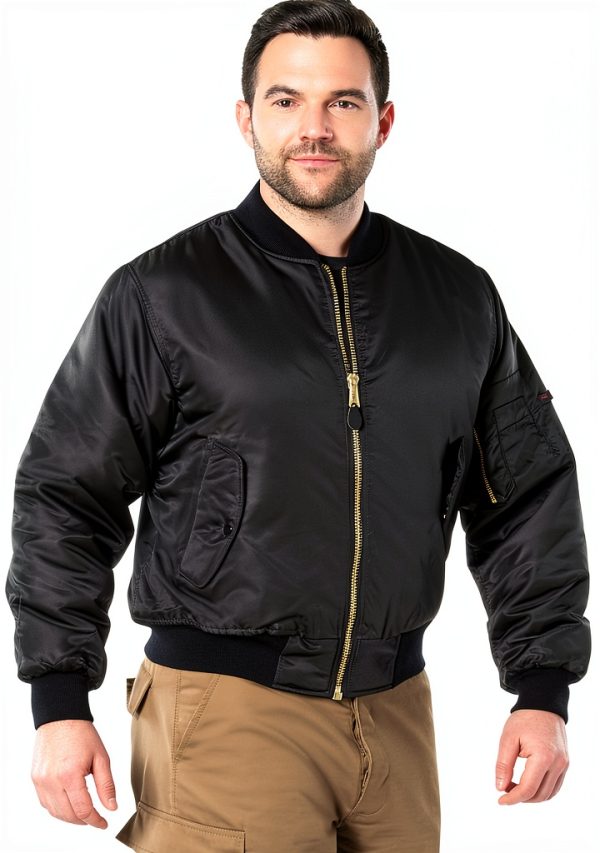 Rothco MA-1 Flight Jacket Bomber – Warm Fiberfill, Reversible Lining-8