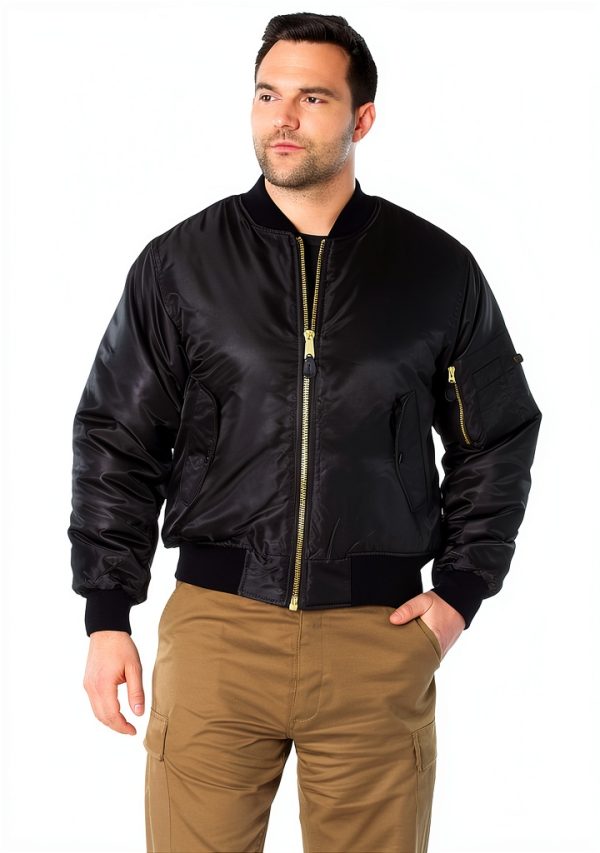 Rothco MA-1 Flight Jacket Bomber – Warm Fiberfill, Reversible Lining-3