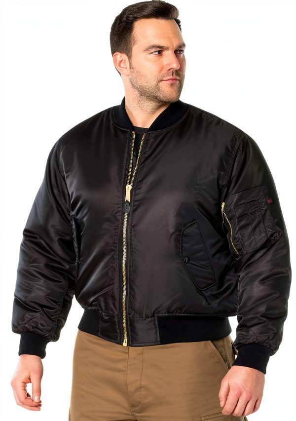 Rothco MA-1 Flight Jacket Bomber – Warm Fiberfill, Reversible Lining-0
