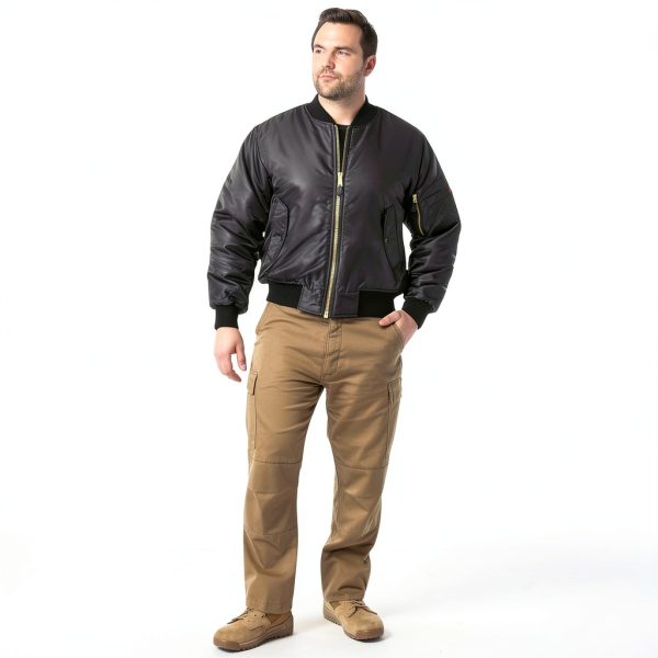 Rothco MA-1 Flight Jacket Bomber – Warm Fiberfill, Reversible Lining-9
