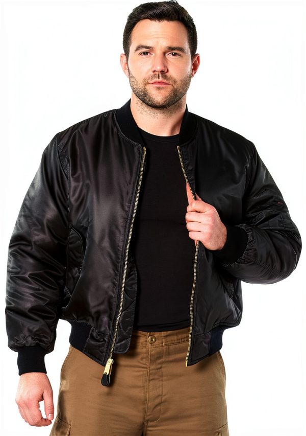 Rothco MA-1 Flight Jacket Bomber – Warm Fiberfill, Reversible Lining-7