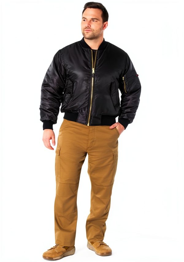 Rothco MA-1 Flight Jacket Bomber – Warm Fiberfill, Reversible Lining-6