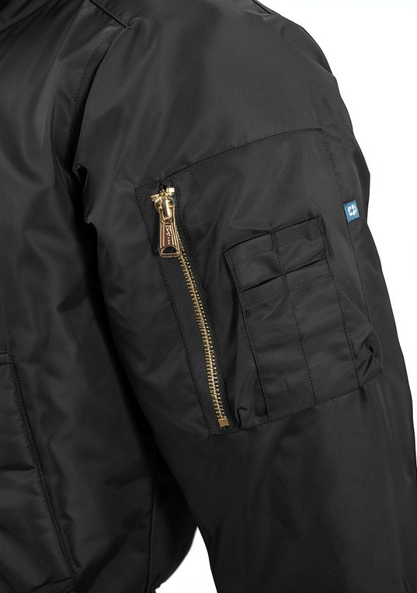 MA-1 Flight Jacket by Propper Reversible Quilted Bomber - Sage/Black-3